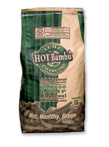 Hot Bambú charcoal for grilling