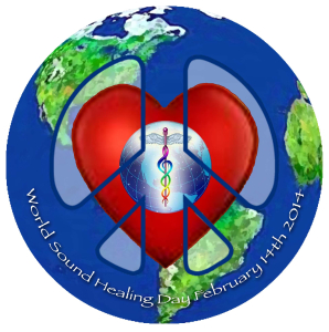 World Sound Healing Day Logo - February 14, 2014