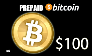 $100 Prepaid Bitcoin Card