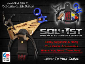 Wall-Axe SOLOIST: Guitar & Accessory Hanger Banner