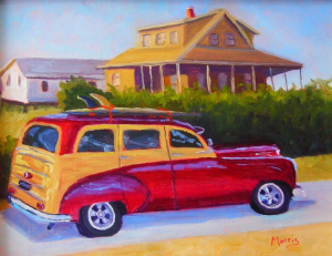 "Surf Mobile" painting by Suzanne Morris