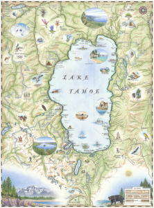 Xplorer Maps - Lake Tahoe Map