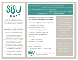 Sisu Youth Brochure