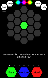 Panal Puzzle Select Screen