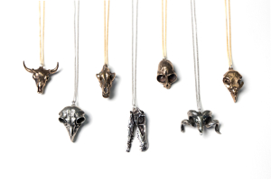 Fire & Bone Skulls Complete Collection on Chains
