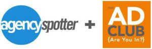 Agency Spotter + The Ad Club Logo Lockup