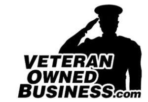 Veteran Owned Business B/W Logo