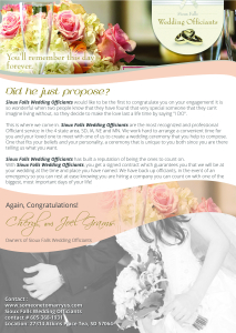 Sioux Falls Wedding Officiants