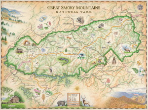 Great Smoky Mountains National Park Map