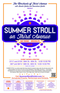 2015 Summer Stroll On Third Avenue One Sheet