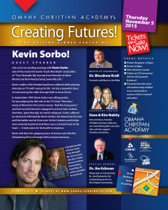 Creating Futures Event Flyer