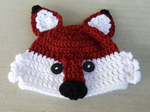Crocheted Fox Hat