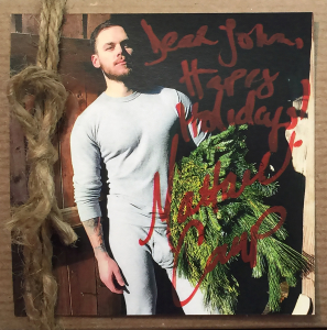 Matthew Camp Autographed Holiday Card