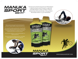 Manuka Sport Bee-Fit Detail