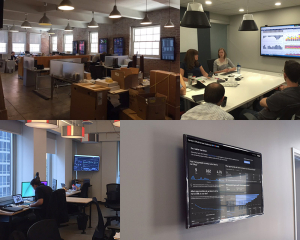 Monitoring dashboards on wall mounted TV’s in your office is a great way to keep the team up to speed, and working toward common goals.