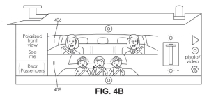 Multiple "Rear Passengers Rows" visible on Smart Sun Visor Invention