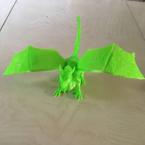 3D printed Dragon by Vets In 3D