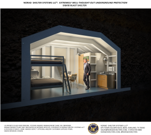 S16x10-CIV Bomb Shelter Interior