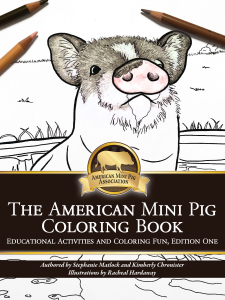 The American Mini Pig Coloring Book