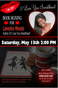 Lakesha Woods Book Signing at Carver Ranches Library