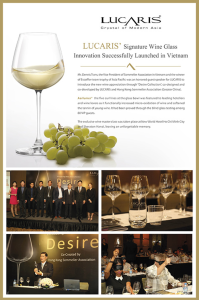 LUCARIS Signature Wine Glasses Launched in Vietnam