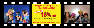 Anniversary Special - Sweet 16% Off Services