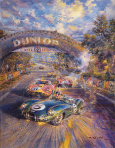 Painting "Le Mans Winner" by Alfredo De La Maria