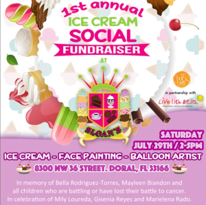 Live Like Bella & We Care Chemo Kits 1st Annual Ice Cream Social Fundraiser 2017