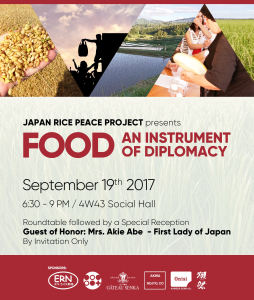 Food, an Instrument of Diplomacy