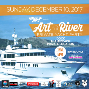 December 10, 2017: "Art on the River" Private Yacht Party