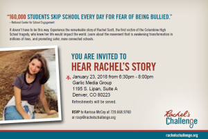 Rachel's Challenge Introduction Event