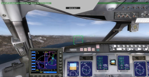 Kiosk Flight Simulator Display
