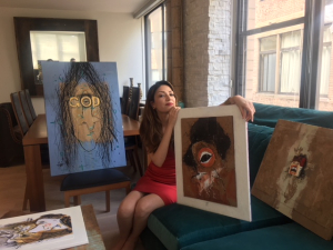 Nasrin Sheykhi Preparing for her Her Premier US Exhibition
