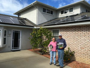 John and Nancy Wallo installed solar on their home in San Luis Obispo in 2015.