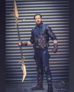 Infinity War Captain America Steve Rogers Cosplay Costume