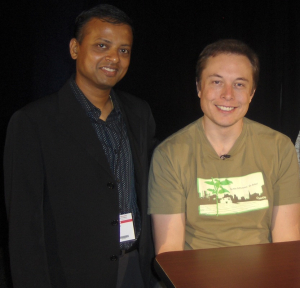 Councilmember Kumar with Elon Musk