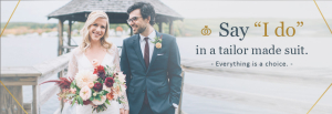My Custom Tailor Men's Wedding Suits and Tuxedos Promotion
