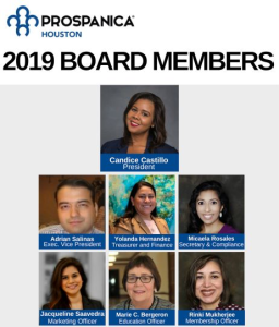 Current Prospanica Houston Board Officers