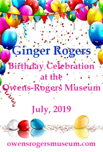 Ginger Rogers Birthday Celebration