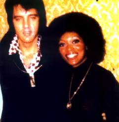 Myrna Smith and Elvis Presley