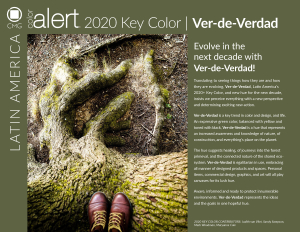 Color Marketing Group's 2020 Key Color Ver-de-Verdad