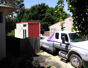 First Tiny Home on Wheels Moves Into Shared Backyard