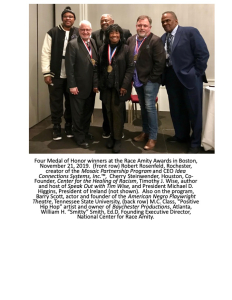 Race Amity Award Recipients