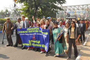East Calcutta Girls' College peace march
