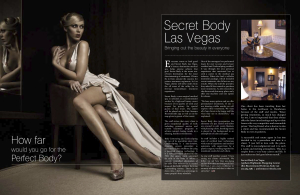 As Seen In Luxury Magazine and Las Vegas Woman Magazine for Luxury Coolsculpting