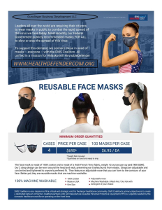 Face Mask Flyer
