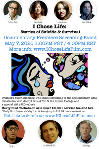 I Chose Life Premiere Screening Event Flyer