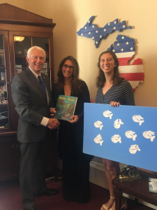 Congressman Jack Bergman of Michigan with Ozalis Graham and Daughter Haley