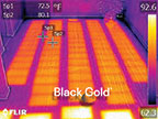 Black Gold electric radiant floor heat film