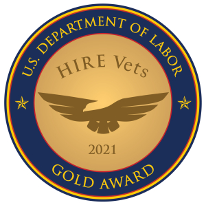 RDSI Receives 2021 HIRE Vets Medallion Award from US Department of Labor